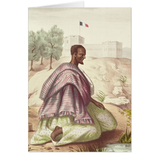 Ein senegalesischer Marabout (Vorne)