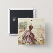 Ein senegalesischer Marabout Button (Vorne & Hinten)