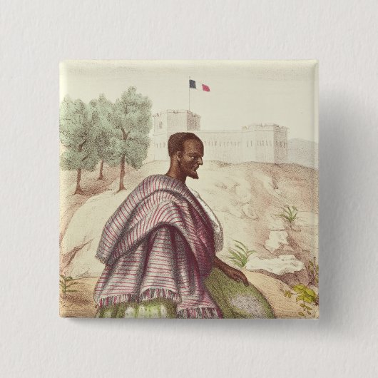 Ein senegalesischer Marabout Button (Vorderseite)