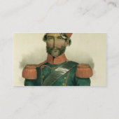 Ein Sepoy: ein indischer Soldat im französischen Visitenkarte (Rückseite)