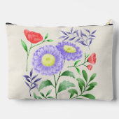 Ein Set Blume in Aquarellfarben Zubehörtasche (Rückseite)
