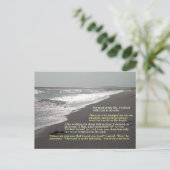 Ein Set Fußabdrücke... Postkarte (Stehend Vorderseite)