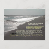 Ein Set Fußabdrücke... Postkarte (Vorderseite)