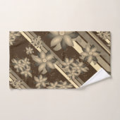 Ein Set mit Schokolade und Braun. (Handtuch)