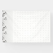 Ein Set mit viel Schwarz-Weiß-Design Banner (Horizontal)