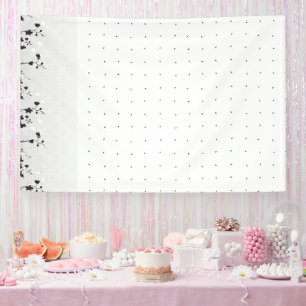 Ein Set mit viel Schwarz-Weiß-Design Banner