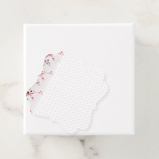 Ein Set mit viel Schwarz-Weiß-Design Geschenkanhänger (Beispiel)
