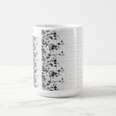 Ein Set mit viel Schwarz-Weiß-Design Kaffeetasse (Mittel)