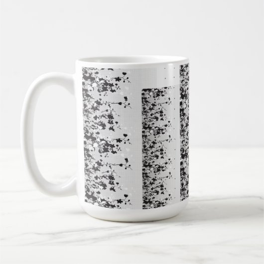 Ein Set mit viel Schwarz-Weiß-Design Kaffeetasse (Links)