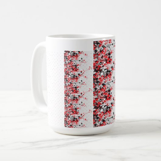 Ein Set mit viel Schwarz-Weiß-Design Kaffeetasse (Vorderseite Links)