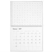 Ein Set mit viel Schwarz-Weiß-Design Kalender (Feb 2027)