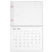 Ein Set mit viel Schwarz-Weiß-Design Kalender (Mär 2027)