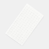 Ein Set mit viel Schwarz-Weiß-Design Serviette (Ecke)