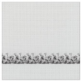 Ein Set mit viel Schwarz-Weiß-Design Stoff (Nahaufnahme)