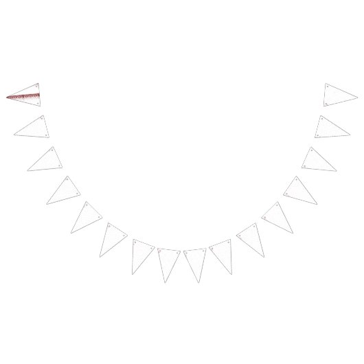 Ein Set mit viel Schwarz-Weiß-Design Wimpelkette (Alle)