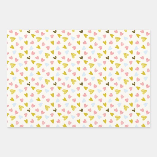 Ein Set von Mustern mit Einhörnern Geschenkpapier Set (Vorderseite 3)