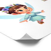 Ein Set zauberhafter kleiner Cartoon Fairies Poster (Ecke)