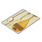 Ein shamisen, ein kokyu und ein biwa, Japaner, von Notizblock (Linke Seite)