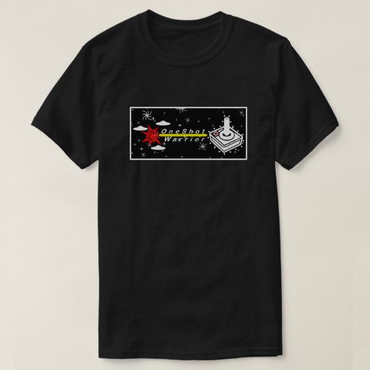 Ein Shot Warrior Space T-Shirt (Design vorne)