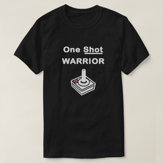 Ein Shot Warrior T-Shirt (Design vorne)