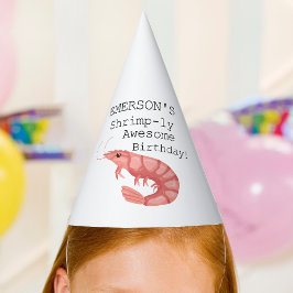 Ein Shrimp-ly-Phantastischer Geburtstag Partyhütchen
