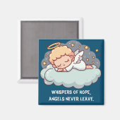 Ein sich stützender Engel Magnet (Vorderseite/Rückseite)
