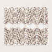 Ein sich wiederholendes geometrisches Muster mit r (Außenseite Aufgefaltet)