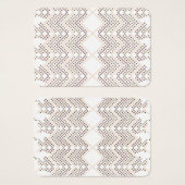 Ein sich wiederholendes geometrisches Muster mit r (Vorne & Hinten)