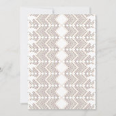 Ein sich wiederholendes geometrisches Muster mit r Einladung (Vorderseite)