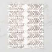 Ein sich wiederholendes geometrisches Muster mit r Flyer (Vorne)