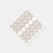 Ein sich wiederholendes geometrisches Muster mit r Serviette (Ecke)