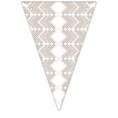 Ein sich wiederholendes geometrisches Muster mit r Wimpelkette (Dritte Fahne)