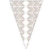 Ein sich wiederholendes geometrisches Muster mit r Wimpelkette (Erste Fahne)