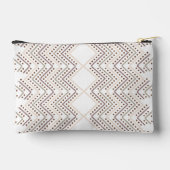 Ein sich wiederholendes geometrisches Muster mit r Zubehörtasche (Rückseite)