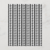 Ein sich wiederholendes Muster miteinander verbund Flyer (Vorne)