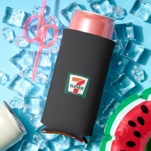 ein sieben Logo auf grünem Hintergrund Selters Dosenkühler (In Situ Sommer)