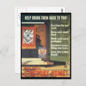 Ein Sieg Zuhause 2 Weltkrieg Postkarte (Vorne/Hinten)