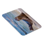 Ein Siegel am Strand entlang der Pazifikküste Magnet (Rechte Seite)