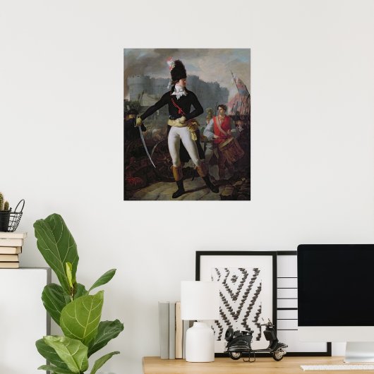 Ein Sieger der Bastille, 14. Juli 1789 Poster (Heimbüro)