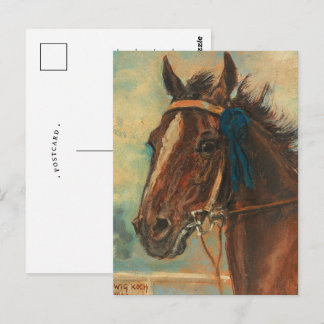 Ein siegreiches Pferd | Ludwig Koch Postkarte