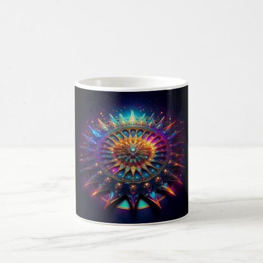 Ein Sierpinski-Dreieck-Fraktal Kaffeetasse (Mittel)