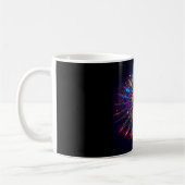 Ein Sierpinski-Dreieck-Fraktal Kaffeetasse (Links)