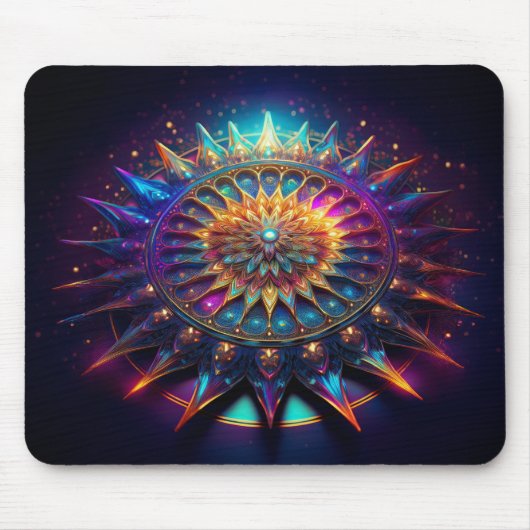 Ein Sierpinski-Dreieck-Fraktal Mousepad (Vorne)