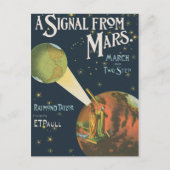 Ein Signal von Mars Postkarte (Vorderseite)