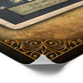 Ein Signal von Mars Sheet Music Poster (Ecke)