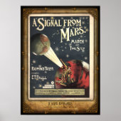 Ein Signal von Mars Sheet Music Poster (Vorne)