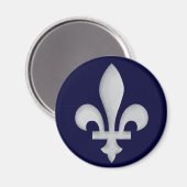 Ein Silberflammenmagnet Magnet (Vorderseite/Rückseite)