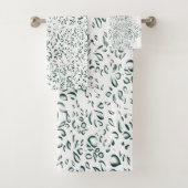 Ein silberner Tropfen spritzt in einen Pool mit we Badhandtuch Set (Insitu)