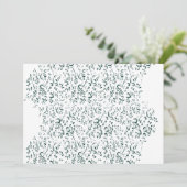 Ein silberner Tropfen spritzt in einen Pool mit we Dankeskarte (Stehend Vorderseite)