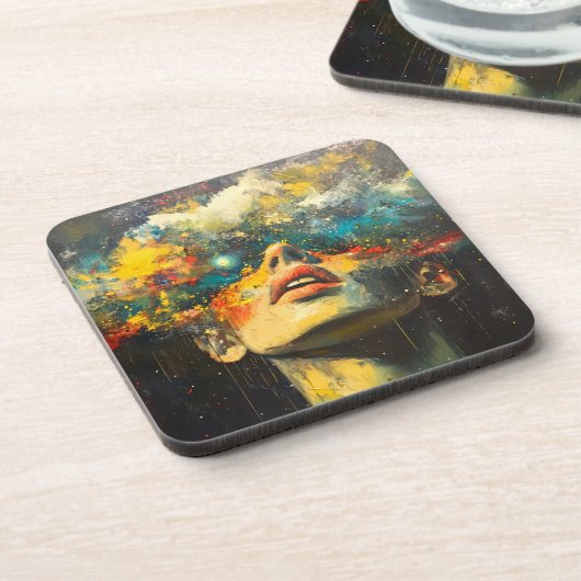 Ein Simulatives Universum Getränkeuntersetzer (Linke Seite)